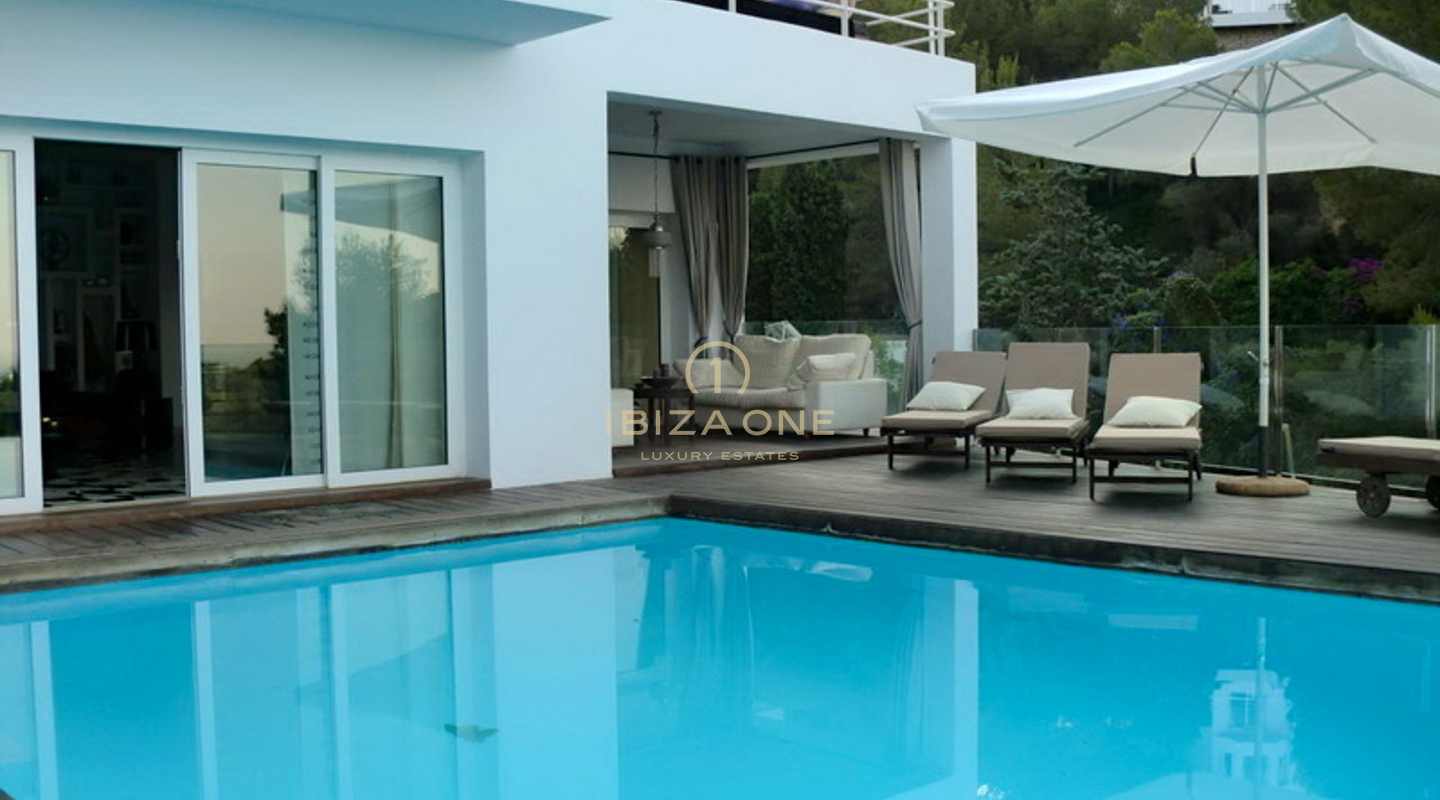 Luxurious and spacious villa, with view to Dalt Vila for sale, Ibiza - Luxurious and spacious villa, with view to Dalt Vila for rent, Ibiza