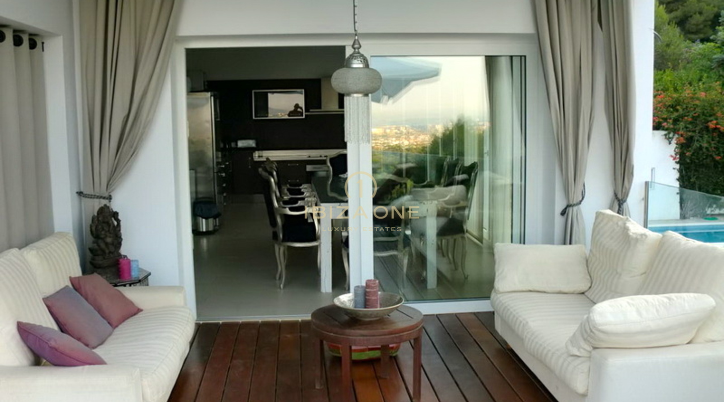 Luxurious and spacious villa, with view to Dalt Vila for sale, Ibiza - Luxurious and spacious villa, with view to Dalt Vila for rent, Ibiza
