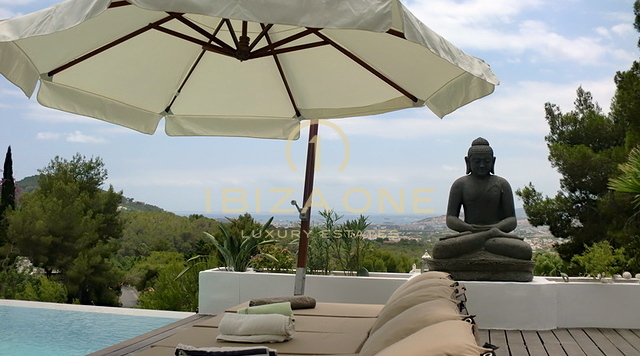 Luxurious and spacious villa, with view to Dalt Vila for sale, Ibiza - Luxurious and spacious villa, with view to Dalt Vila for rent, Ibiza