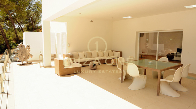 Luxury and modern villa with panoramic sea views overlooking Salinas and Formentera for sale, Ibiza - Luxury and modern villa with panoramic sea views overlooking Salinas and Formentera for rent, Ibiza
