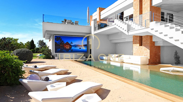 Mirage Ibiza - Meilleure propriété à Can Rimbau et à proximité d'Ibiza - Maison de luxe à louer - 3 piscines extérieures chauffées + jacuzzi à louer, Ibiza