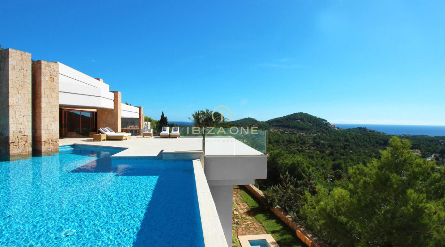 Mirage Ibiza – Beste Immobilie in Can Rimbau und in der Nähe von Ibiza – Luxushaus zu vermieten – 3 beheizte Außenpools + Whirlpool zu vermieten, Ibiza
