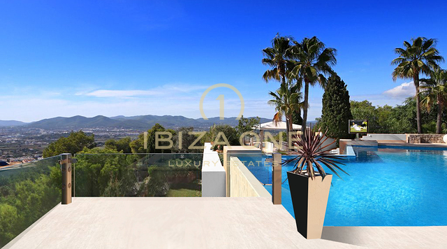 Mirage Ibiza - Meilleure propriété à Can Rimbau et à proximité d'Ibiza - Maison de luxe à louer - 3 piscines extérieures chauffées + jacuzzi à louer, Ibiza
