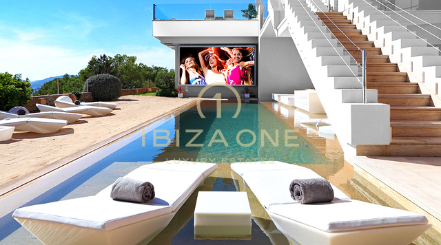 Mirage Ibiza - Meilleure propriété à Can Rimbau et à proximité d'Ibiza - Maison de luxe à louer - 3 piscines extérieures chauffées + jacuzzi à louer, Ibiza