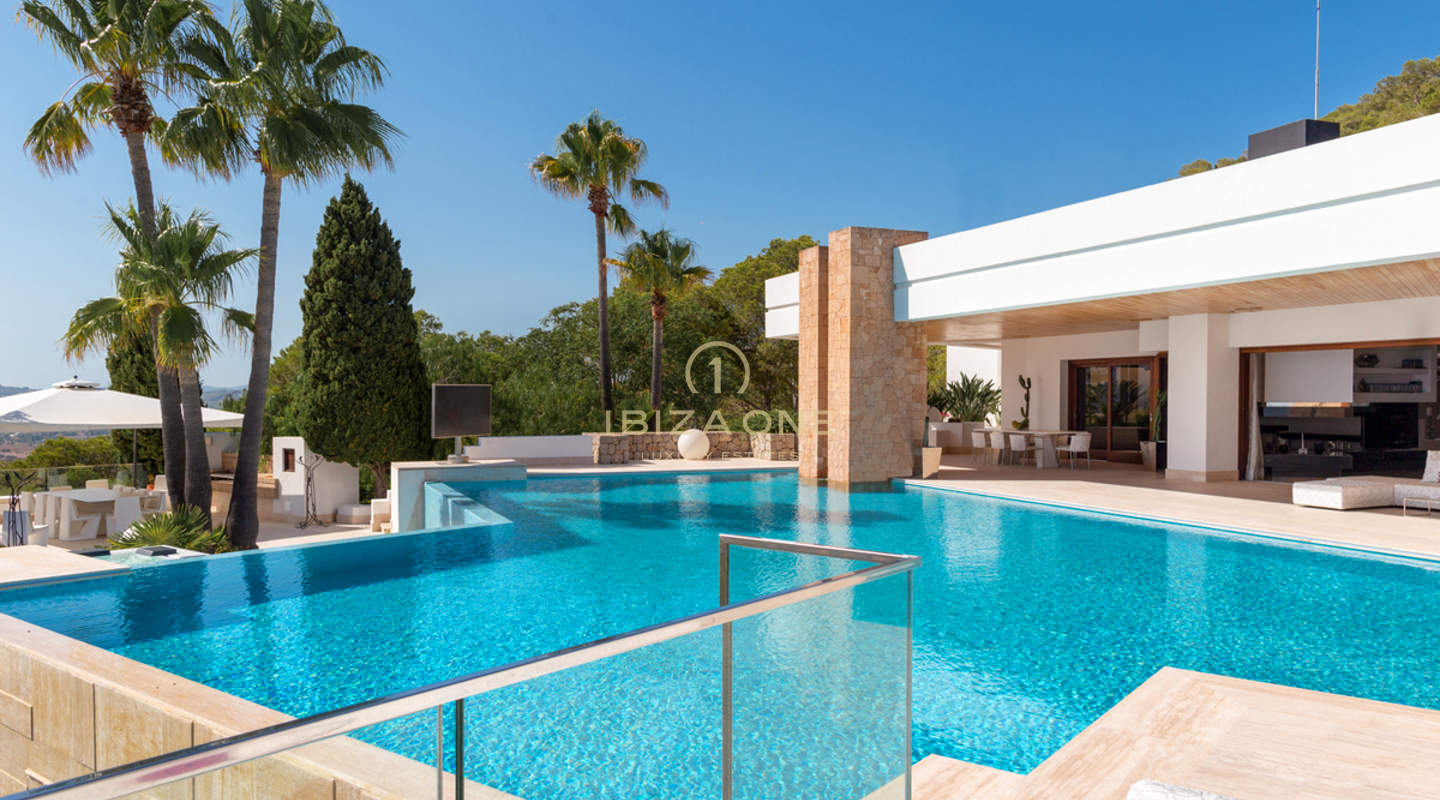 Mirage Ibiza - Best property in Can Rimbau and close to Ibiza - Luxury house for rent - 3 heated outdoor pools + Jacuzzi for rent, Ibiza