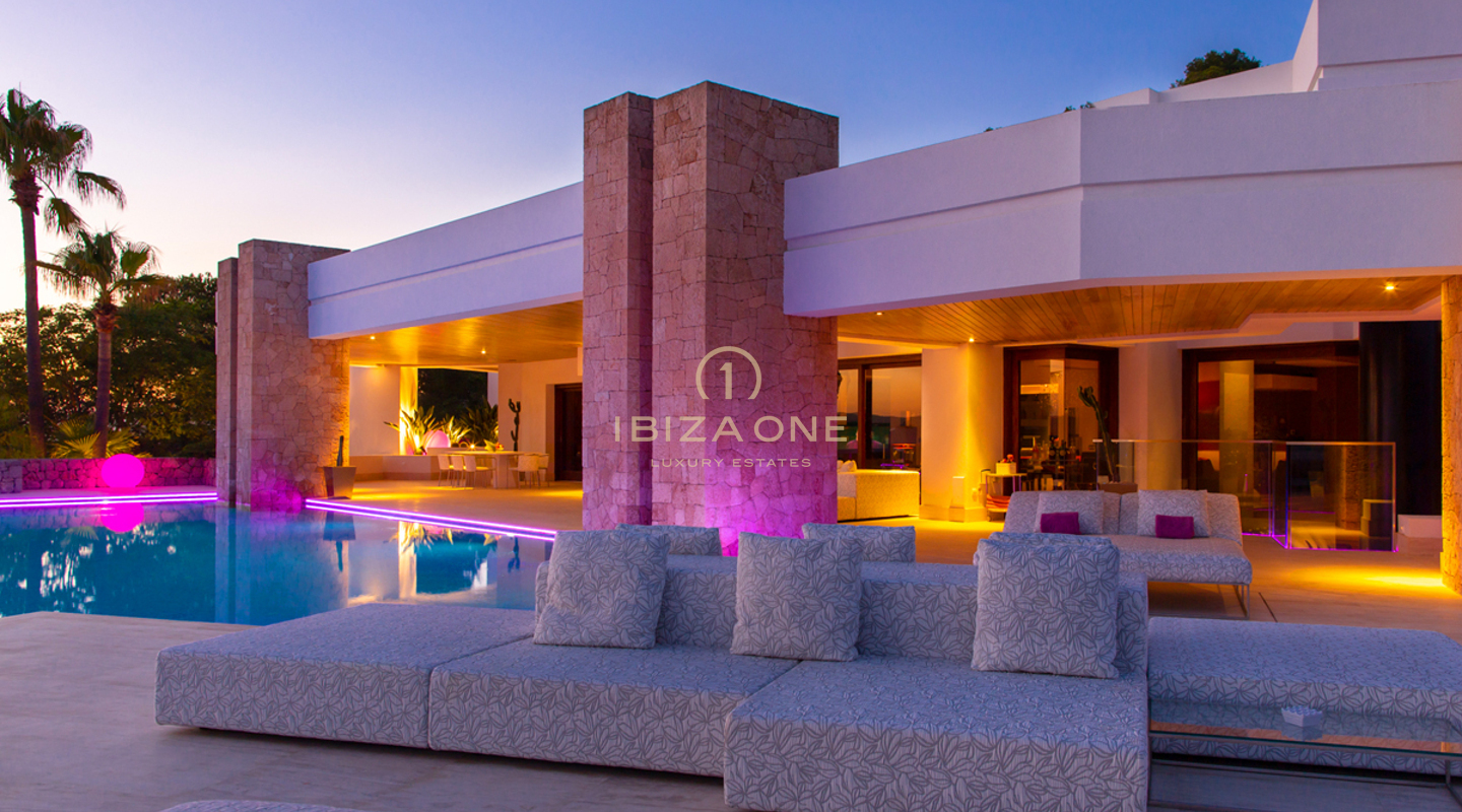 Mirage Ibiza - La mejor propiedad en Can Rimbau y cerca de Ibiza - Casa de lujo en alquiler - 3 piscinas exteriores climatizadas + jacuzzi en alquiler, Ibiza