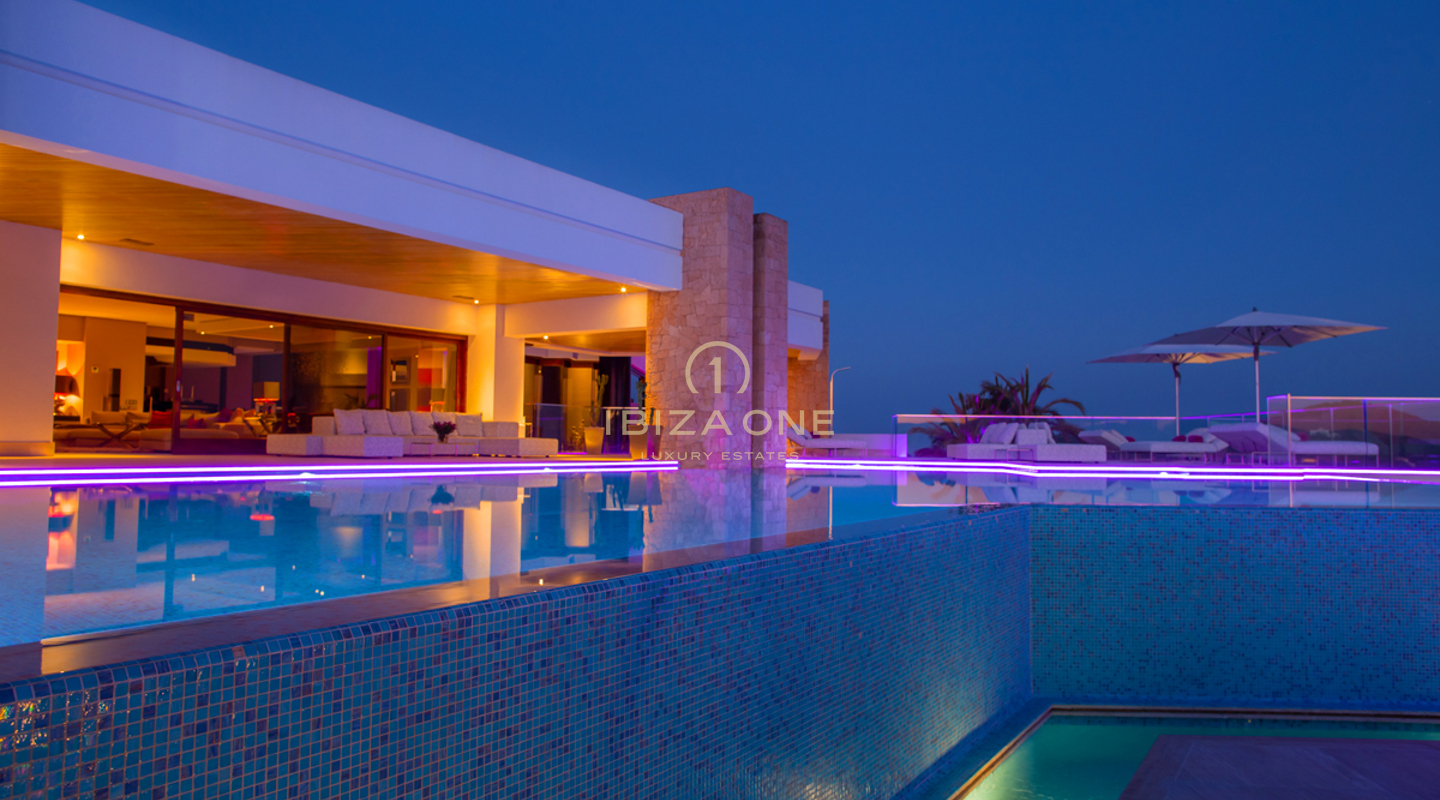 Mirage Ibiza - Meilleure propriété à Can Rimbau et à proximité d'Ibiza - Maison de luxe à louer - 3 piscines extérieures chauffées + jacuzzi à louer, Ibiza