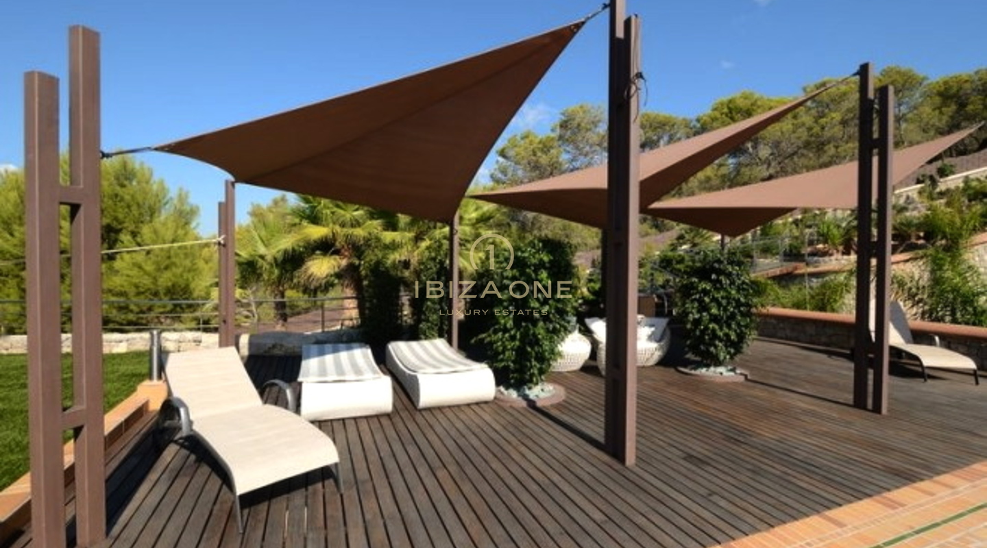 Sensazionale proprietà di lusso / villa con magnifica vista su Ibiza e sul mare a Can Rimbau in vendita, Ibiza - Sensazionale proprietà di lusso / villa con magnifica vista su Ibiza e sul mare a Can Rimbau in affitto, Ibiza