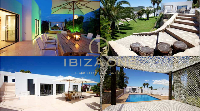 Luxuriöse und beeindruckende Villa mit Panoramablick zu verkaufen, Ibiza - Luxuriöse und beeindruckende Villa mit Panoramablick zu vermieten, Ibiza