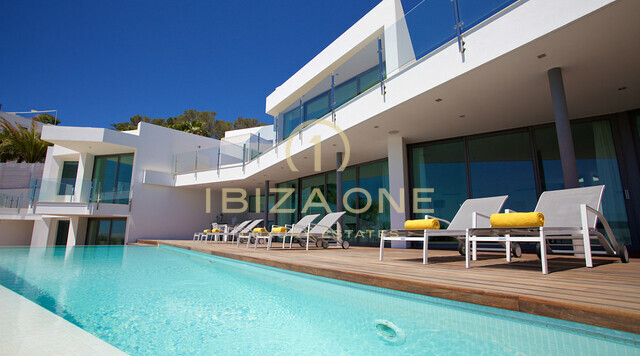 Moderna villa de lujo en Vista Alegre / Es Cubells con buenas vistas al mar en venta, Ibiza - Moderna villa de lujo en Vista Alegre / Es Cubells con buenas vistas al mar en alquiler, Ibiza