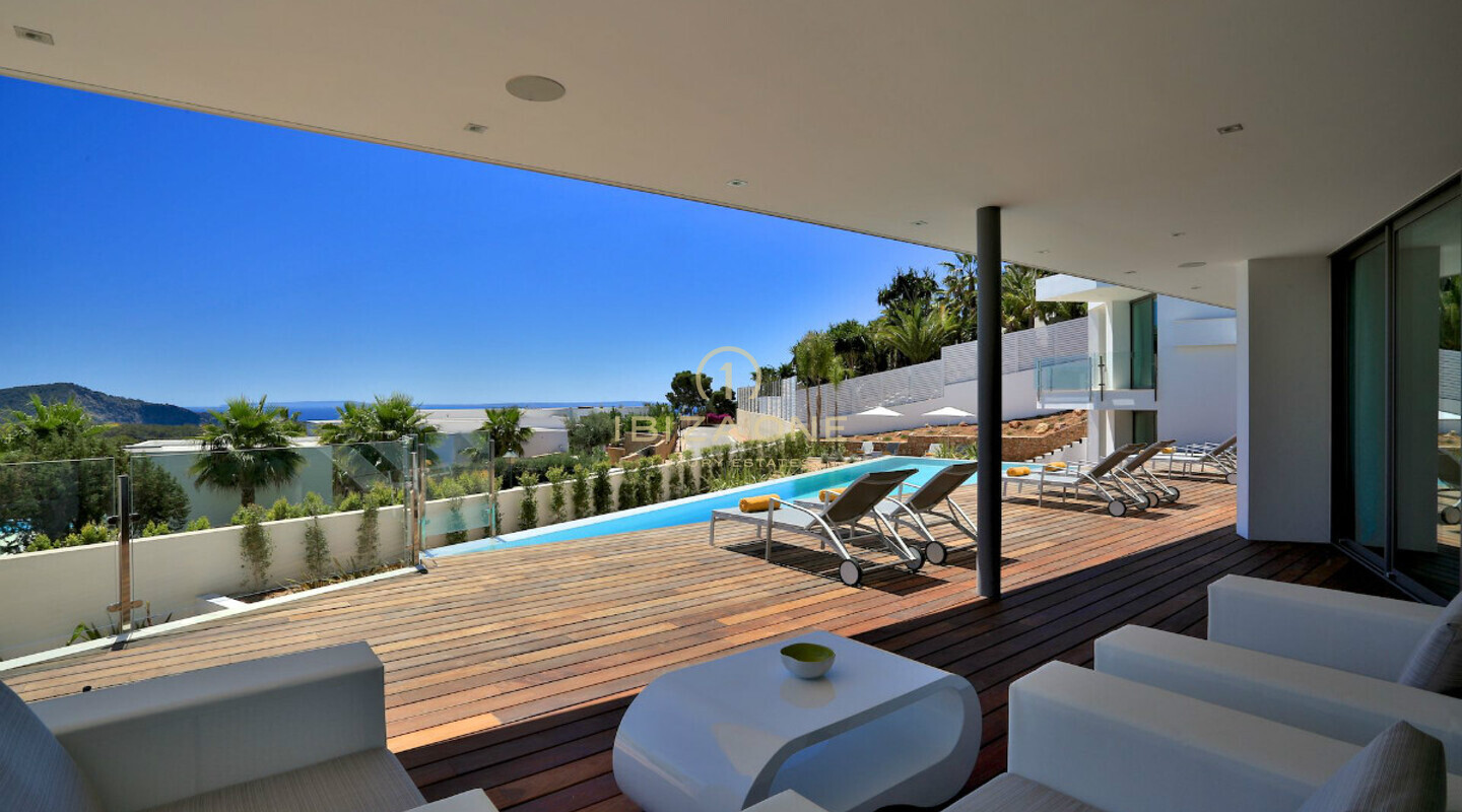 Moderna villa di lusso a Vista Alegre / Es Cubells con bella vista mare in vendita, Ibiza - Moderna villa di lusso a Vista Alegre / Es Cubells con bella vista mare in affitto, Ibiza