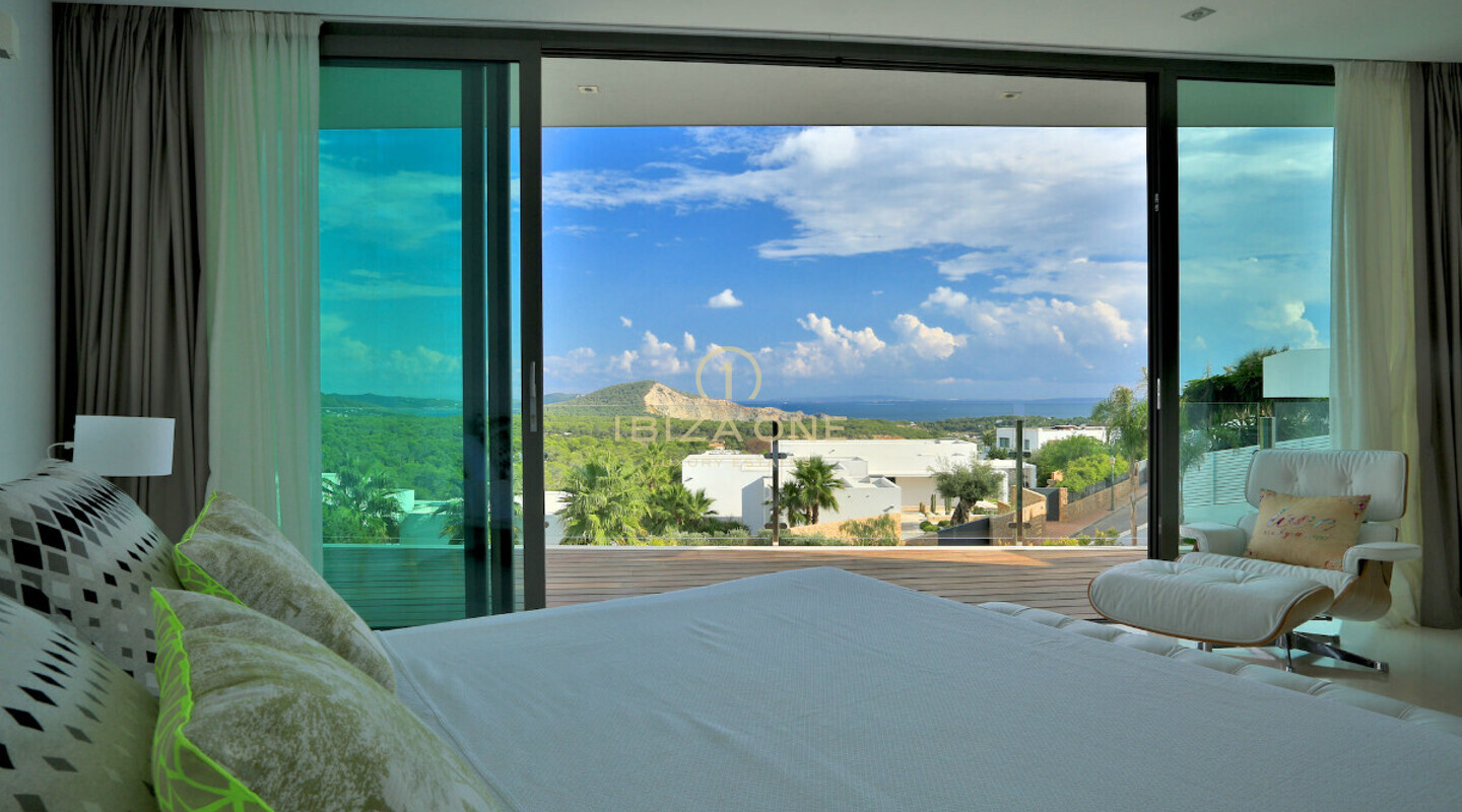 Moderna villa de lujo en Vista Alegre / Es Cubells con buenas vistas al mar en venta, Ibiza - Moderna villa de lujo en Vista Alegre / Es Cubells con buenas vistas al mar en alquiler, Ibiza