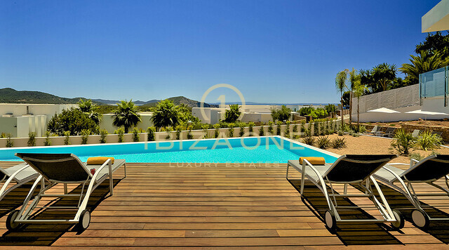 Moderna villa de lujo en Vista Alegre / Es Cubells con buenas vistas al mar en venta, Ibiza - Moderna villa de lujo en Vista Alegre / Es Cubells con buenas vistas al mar en alquiler, Ibiza