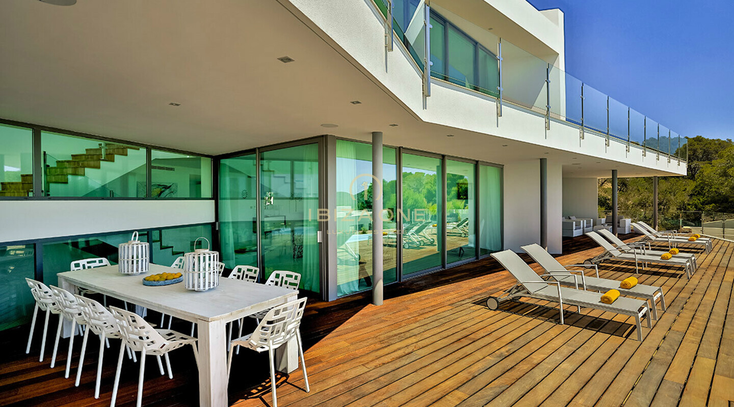Moderne Luxusvilla in Vista Alegre / Es Cubells mit schönem Meerblick zu verkaufen, Ibiza - Moderne Luxusvilla in Vista Alegre / Es Cubells mit schönem Meerblick zu vermieten, Ibiza