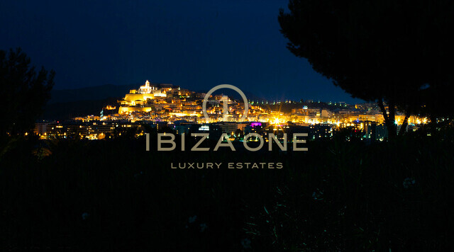Can Rimbau: Preciosa villa de lujo en Ibiza con preciosas vistas a Ibiza y al mar en alquiler, Ibiza