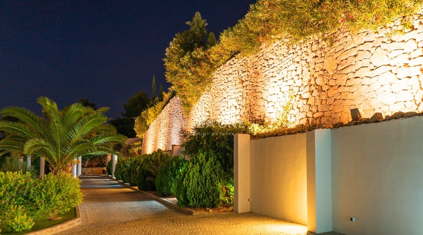 Can Rimbau : Belle villa de luxe à Ibiza avec de belles vues sur Ibiza et la mer à louer, Ibiza