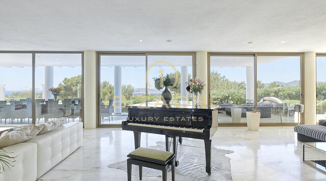 Can Rimbau : Belle villa de luxe à Ibiza avec de belles vues sur Ibiza et la mer à louer, Ibiza