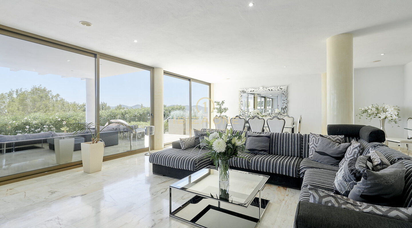 Can Rimbau : Belle villa de luxe à Ibiza avec de belles vues sur Ibiza et la mer à louer, Ibiza
