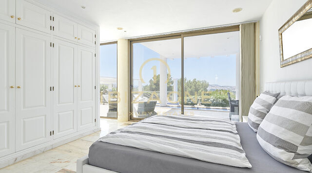 Can Rimbau : Belle villa de luxe à Ibiza avec de belles vues sur Ibiza et la mer à louer, Ibiza