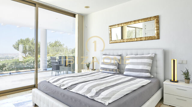 Can Rimbau : Belle villa de luxe à Ibiza avec de belles vues sur Ibiza et la mer à louer, Ibiza
