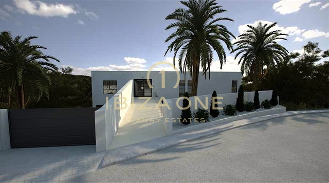 Luxury and exceptional modern design villa in Vista Alegre for sale, Ibiza - Luxury and exceptional modern design villa in Vista Alegre for rent, Ibiza