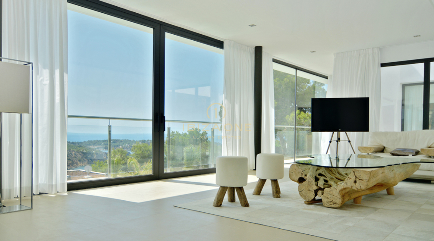 Luxury and exceptional modern design villa in Vista Alegre for sale, Ibiza - Luxury and exceptional modern design villa in Vista Alegre for rent, Ibiza