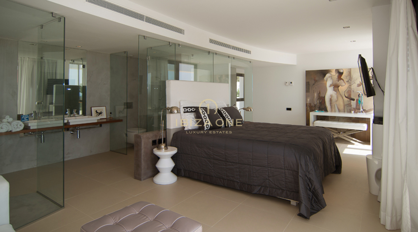 Lujosa y excepcional villa de diseño moderno en Vista Alegre en venta, Ibiza - Lujosa y excepcional villa de diseño moderno en Vista Alegre en alquiler, Ibiza