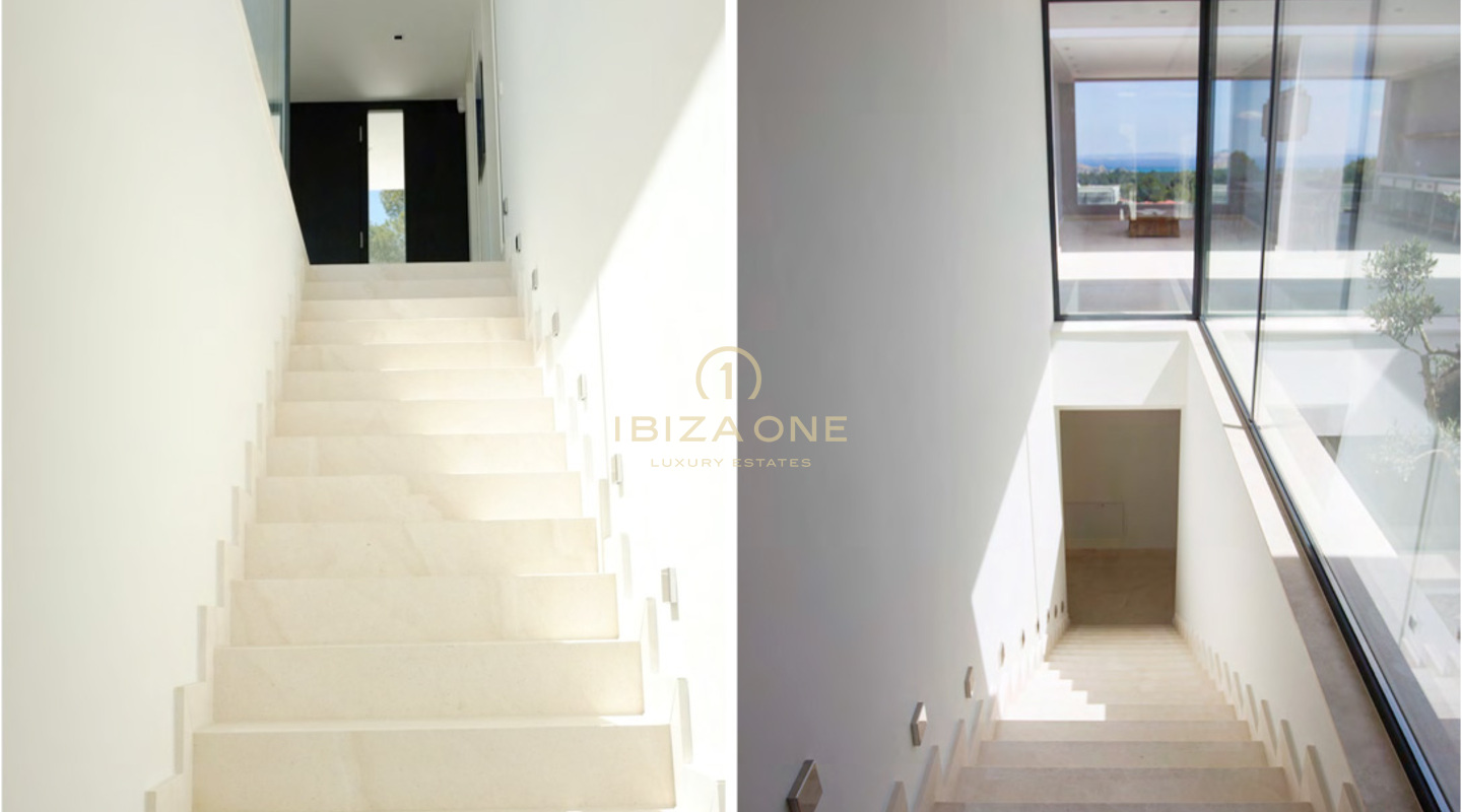 Magnifique villa moderne avec vue imprenable sur la mer à vendre, Ibiza - Magnifique villa moderne avec vue imprenable sur la mer à louer, Ibiza