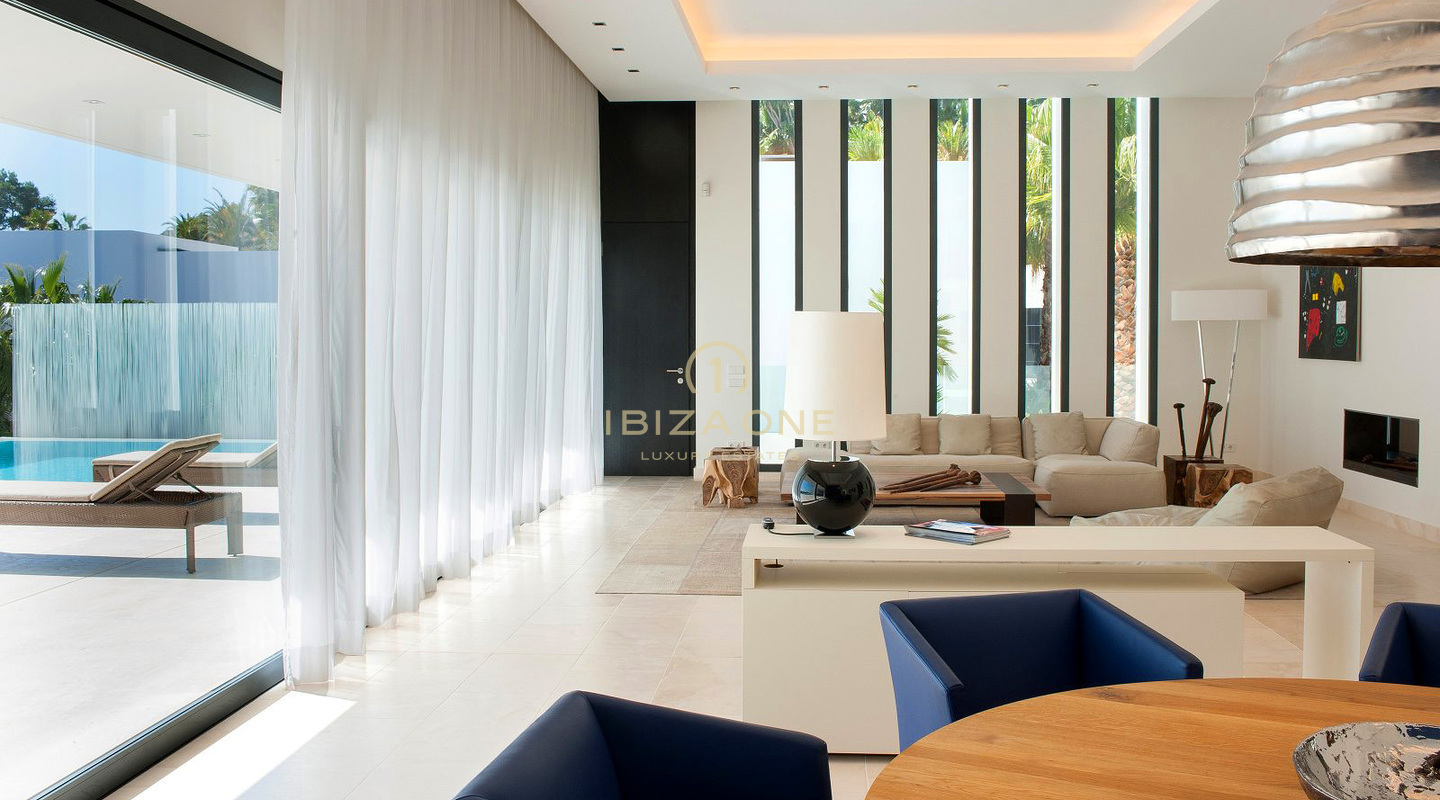 Magnifique villa moderne avec vue imprenable sur la mer à vendre, Ibiza - Magnifique villa moderne avec vue imprenable sur la mer à louer, Ibiza
