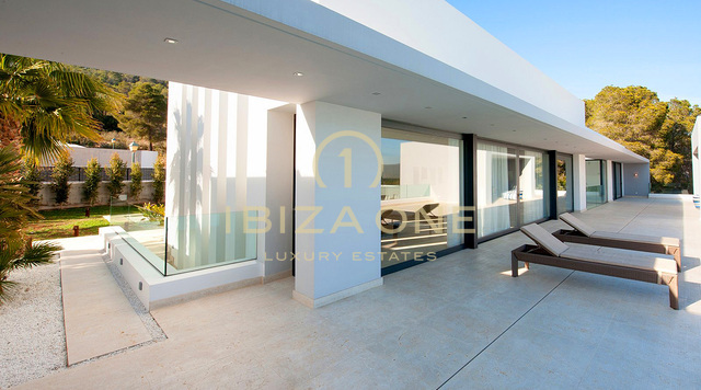 Magnifique villa moderne avec vue imprenable sur la mer à vendre, Ibiza - Magnifique villa moderne avec vue imprenable sur la mer à louer, Ibiza