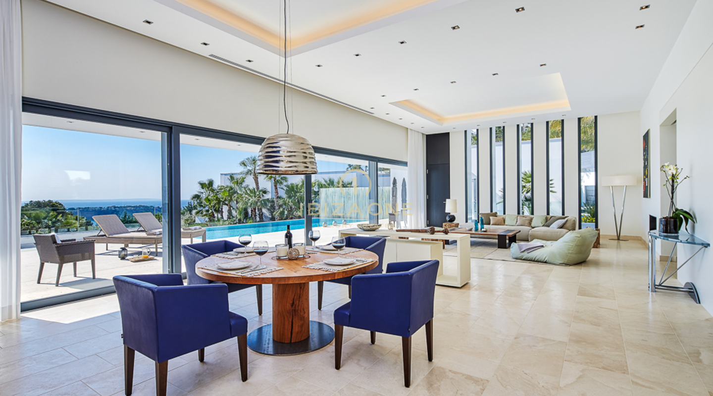 Magnifique villa moderne avec vue imprenable sur la mer à vendre, Ibiza - Magnifique villa moderne avec vue imprenable sur la mer à louer, Ibiza
