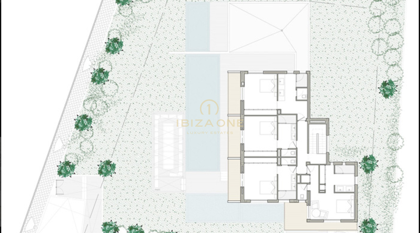 Villa de lujo en venta cerca de Ibiza / Jesus / Can Rimbau / Can Furnet - en construcción, Ibiza - Villa de lujo en alquiler cerca de Ibiza / Jesus / Can Rimbau / Can Furnet - en construcción, Ibiza