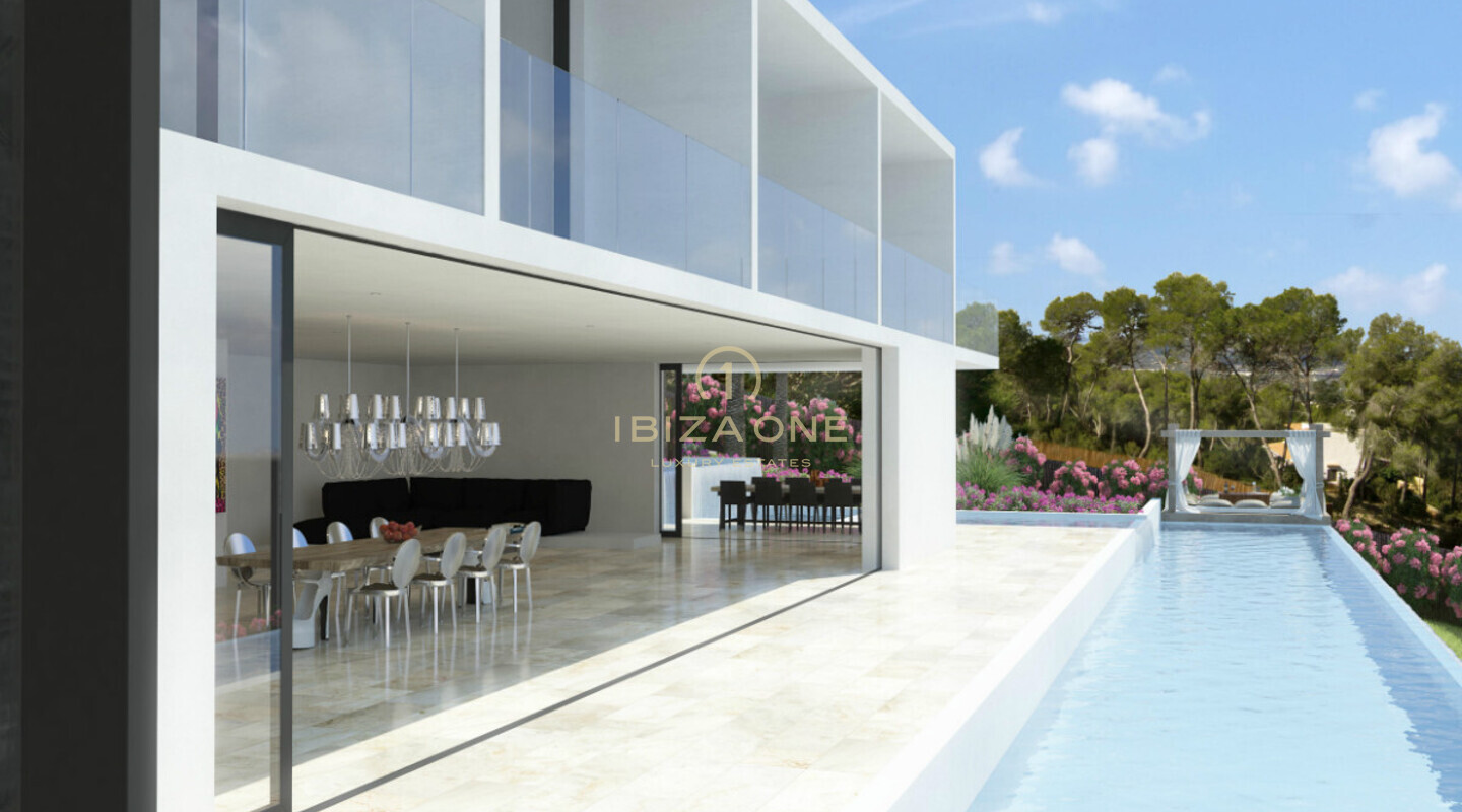 Luxusvilla zu verkaufen in der Nähe von Ibiza / Jesus / Can Rimbau / Can Furnet - im Bau, Ibiza - Luxusvilla zu vermieten in der Nähe von Ibiza / Jesus / Can Rimbau / Can Furnet - im Bau, Ibiza