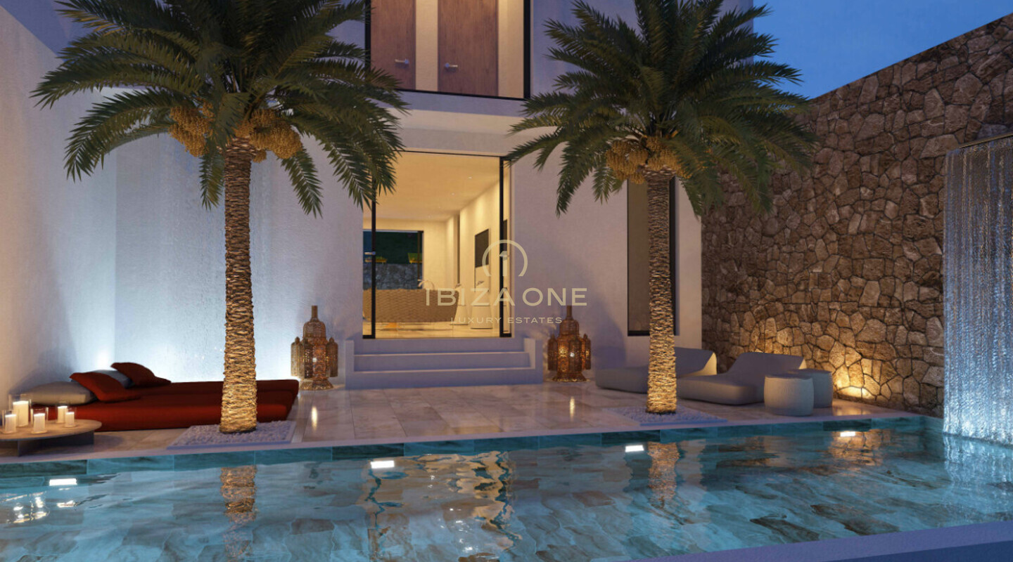 Villa de luxe à vendre près d'Ibiza / Jesus / Can Rimbau / Can Furnet - en construction, Ibiza - Villa de luxe à louer près d'Ibiza / Jesus / Can Rimbau / Can Furnet - en construction, Ibiza