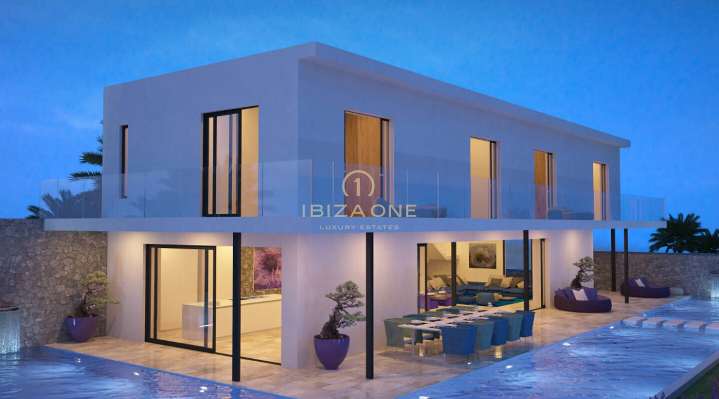 Villa de lujo en venta cerca de Ibiza / Jesus / Can Rimbau / Can Furnet - en construcción, Ibiza - Villa de lujo en alquiler cerca de Ibiza / Jesus / Can Rimbau / Can Furnet - en construcción, Ibiza