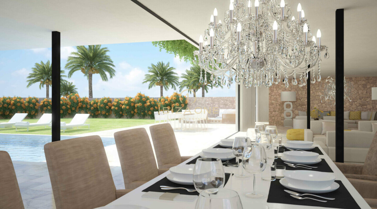 Luxe villa te koop vlakbij Ibiza / Jesus / Can Rimbau / Can Furnet - in aanbouw, Ibiza - Luxe villa te huur vlakbij Ibiza / Jesus / Can Rimbau / Can Furnet - in aanbouw, Ibiza