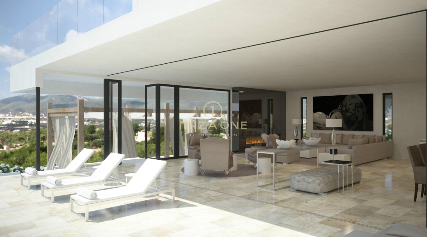 Luxusvilla zu verkaufen in der Nähe von Ibiza / Jesus / Can Rimbau / Can Furnet - im Bau, Ibiza - Luxusvilla zu vermieten in der Nähe von Ibiza / Jesus / Can Rimbau / Can Furnet - im Bau, Ibiza