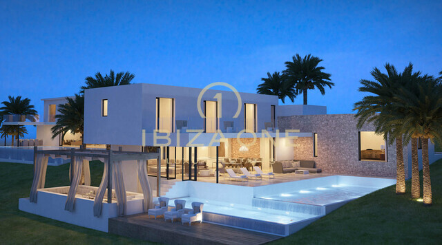 Luxe villa te koop vlakbij Ibiza / Jesus / Can Rimbau / Can Furnet - in aanbouw, Ibiza - Luxe villa te huur vlakbij Ibiza / Jesus / Can Rimbau / Can Furnet - in aanbouw, Ibiza