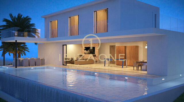 Luxusvilla zu verkaufen in der Nähe von Ibiza / Jesus / Can Rimbau / Can Furnet - im Bau, Ibiza - Luxusvilla zu vermieten in der Nähe von Ibiza / Jesus / Can Rimbau / Can Furnet - im Bau, Ibiza