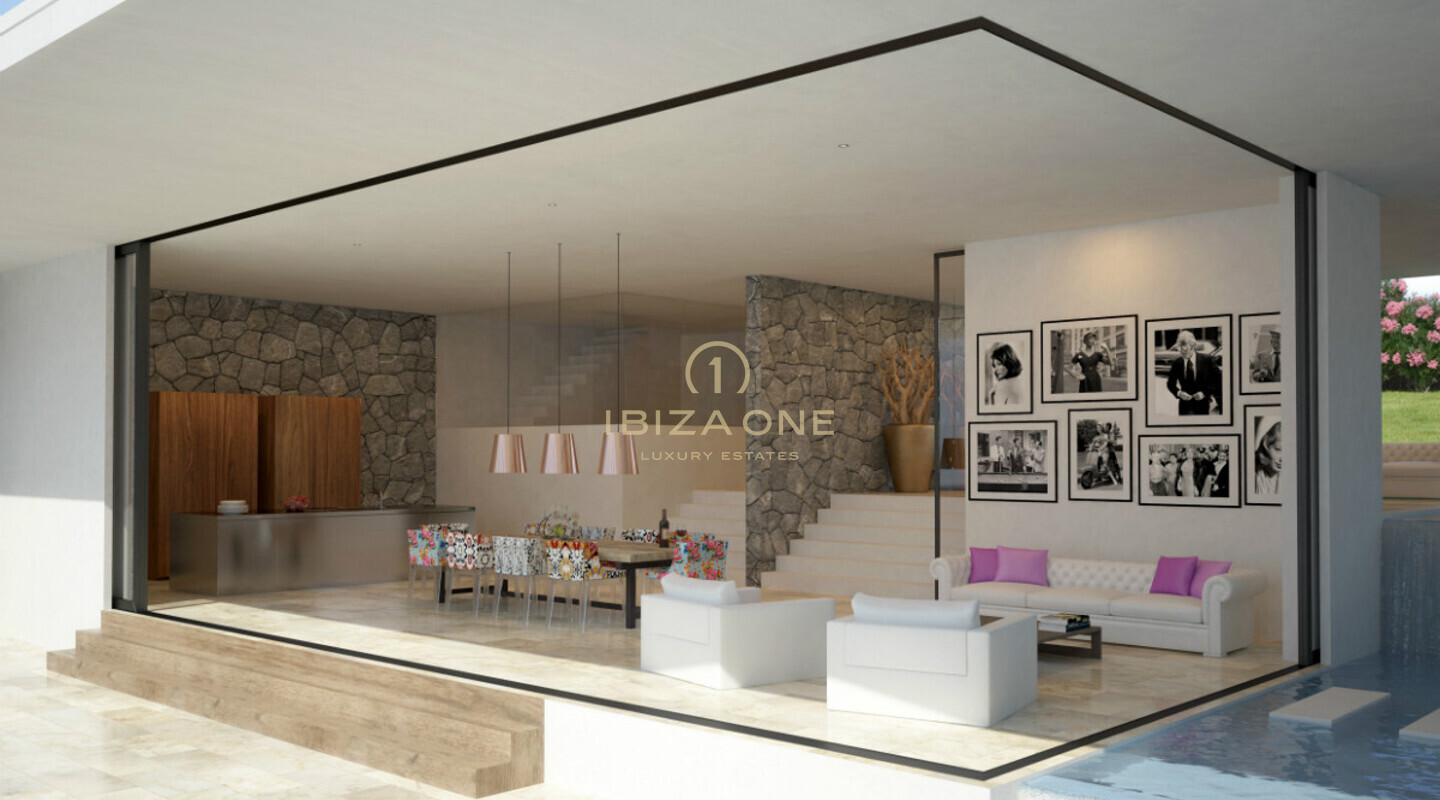 Villa de lujo en venta cerca de Ibiza / Jesus / Can Rimbau / Can Furnet - en construcción, Ibiza - Villa de lujo en alquiler cerca de Ibiza / Jesus / Can Rimbau / Can Furnet - en construcción, Ibiza