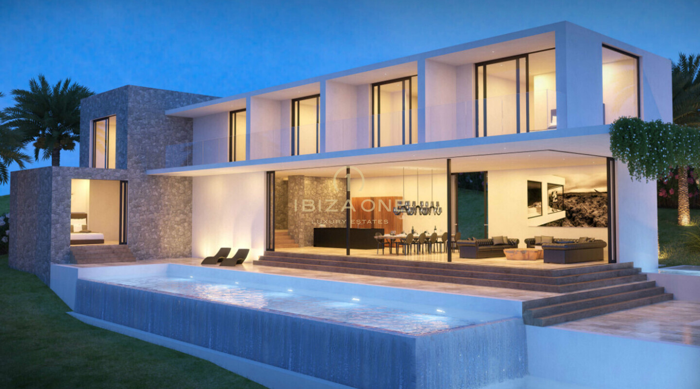 Villa de lujo en venta cerca de Ibiza / Jesus / Can Rimbau / Can Furnet - en construcción, Ibiza - Villa de lujo en alquiler cerca de Ibiza / Jesus / Can Rimbau / Can Furnet - en construcción, Ibiza
