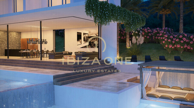 Luxusvilla zu verkaufen in der Nähe von Ibiza / Jesus / Can Rimbau / Can Furnet - im Bau, Ibiza - Luxusvilla zu vermieten in der Nähe von Ibiza / Jesus / Can Rimbau / Can Furnet - im Bau, Ibiza