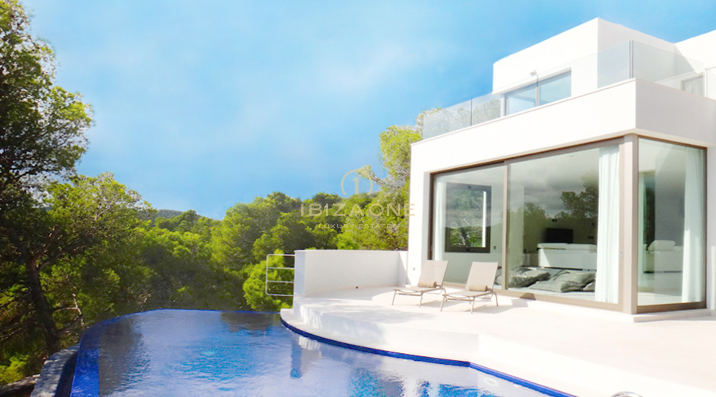 Villa moderna a Ibiza con fantastica vista sul mare in vendita, Ibiza - Villa moderna a Ibiza con fantastica vista sul mare in affitto, Ibiza