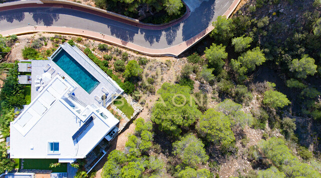 Gloednieuwe moderne luxe villa in Vista Alegre / Es Cubells met prachtig uitzicht op zee te huur, Ibiza - toeristische verhuurvergunning
