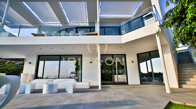 Brand new modern luxury villa in Vista Alegre / Es Cubells with excellent sea views rent, Ibiza - touristic rental licence