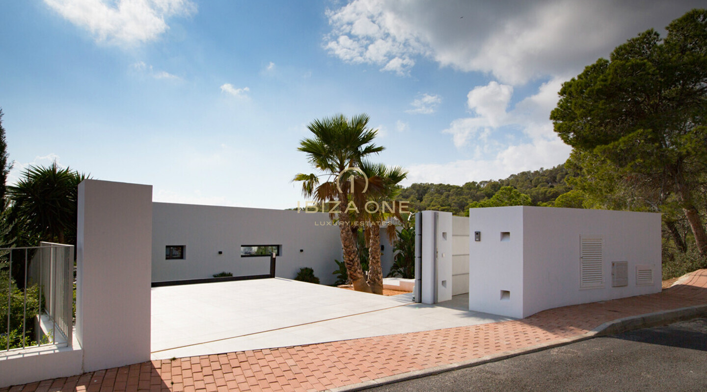 Gloednieuwe moderne luxe villa in Vista Alegre / Es Cubells met prachtig uitzicht op zee te huur, Ibiza - toeristische verhuurvergunning