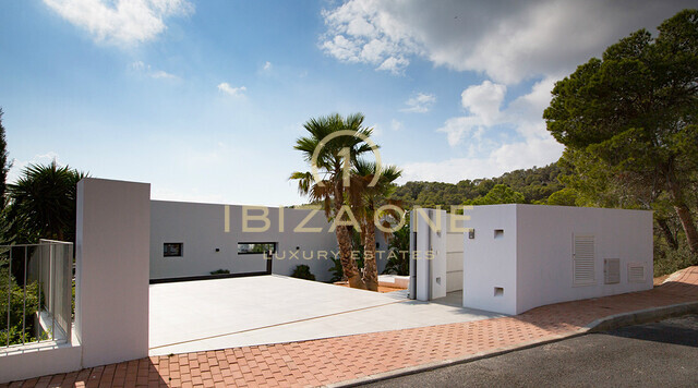 Gloednieuwe moderne luxe villa in Vista Alegre / Es Cubells met prachtig uitzicht op zee te huur, Ibiza - toeristische verhuurvergunning
