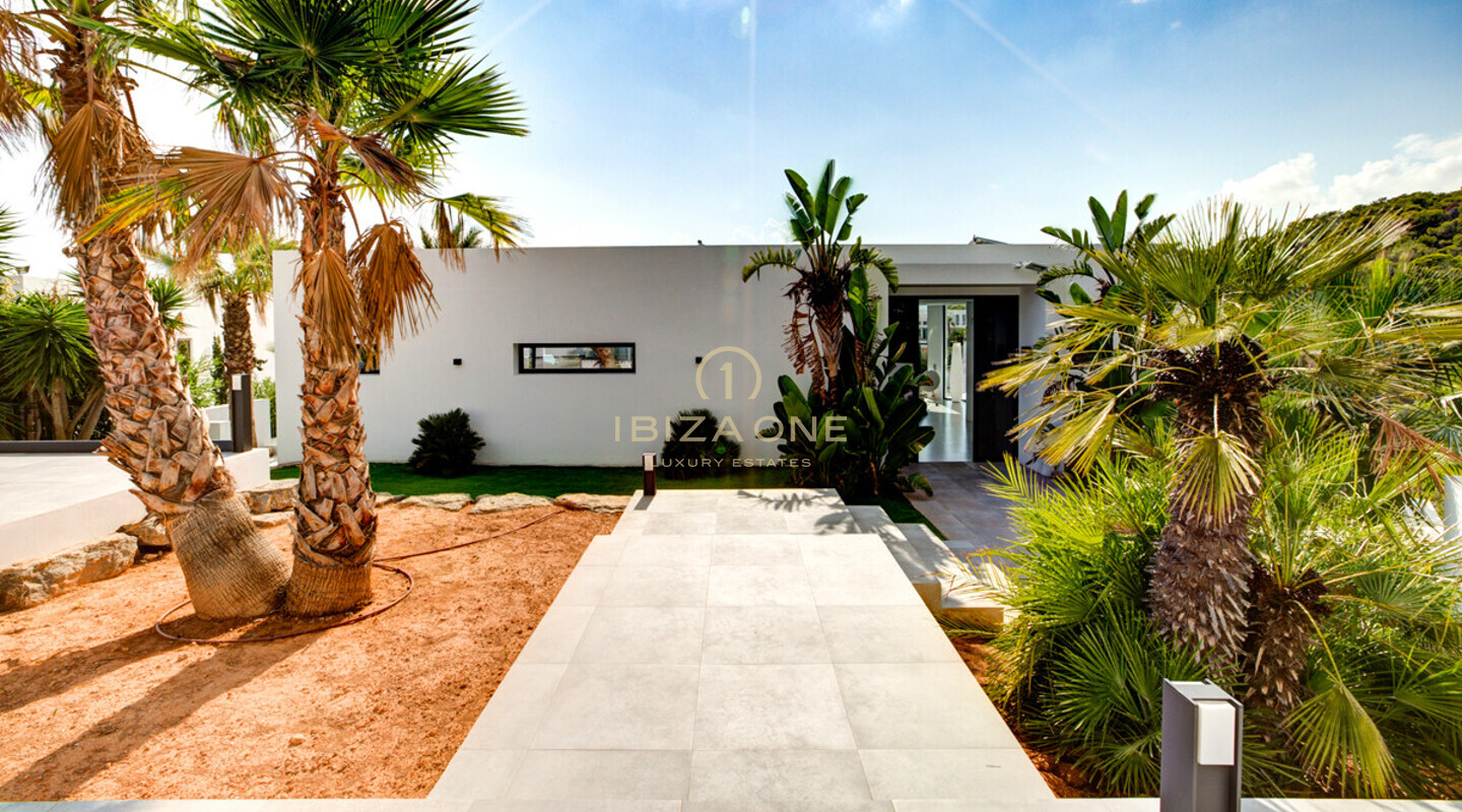 Nuova villa moderna di lusso a Vista Alegre / Es Cubells con splendida vista sul mare in affitto, Ibiza - licenza di affitto turistico