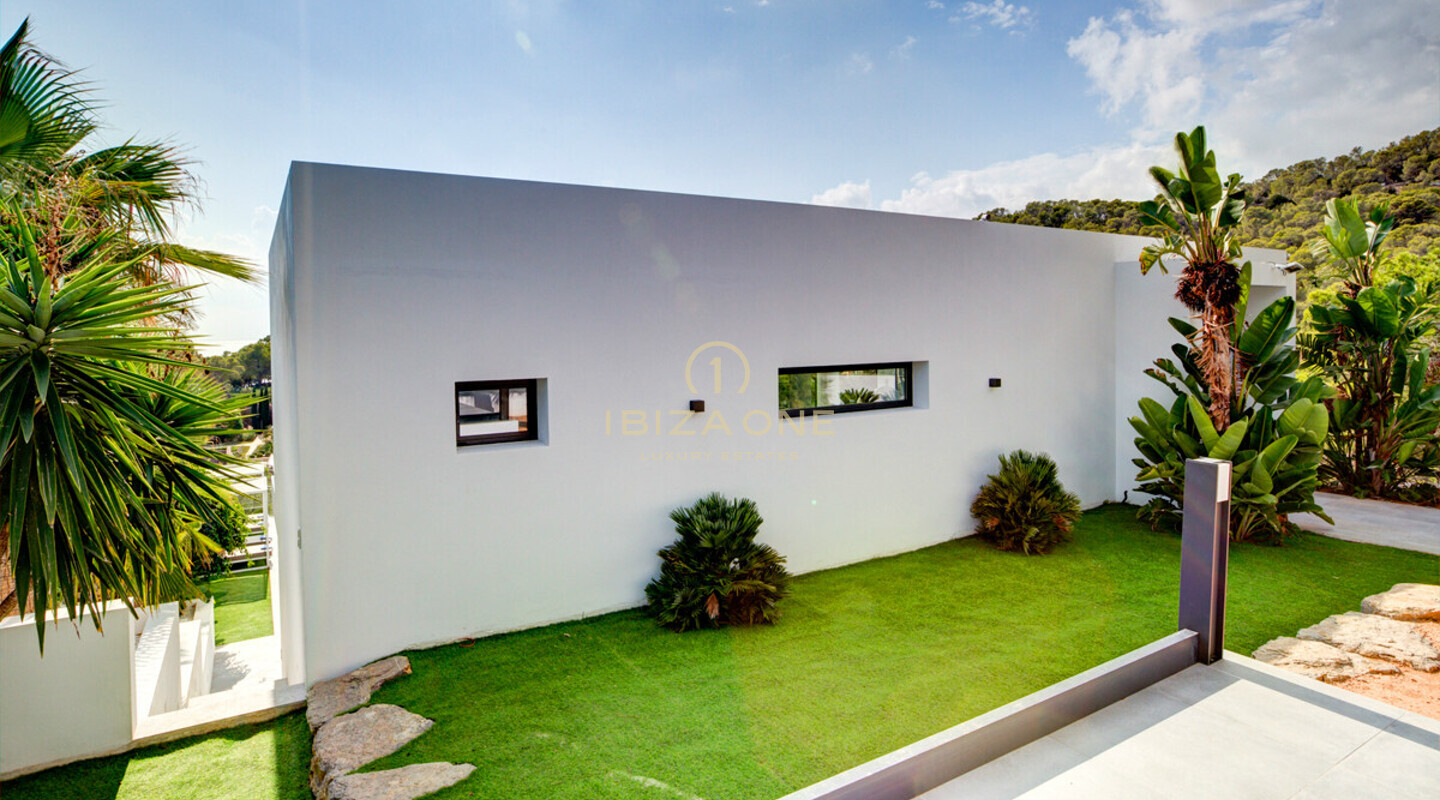Nuova villa moderna di lusso a Vista Alegre / Es Cubells con splendida vista sul mare in affitto, Ibiza - licenza di affitto turistico