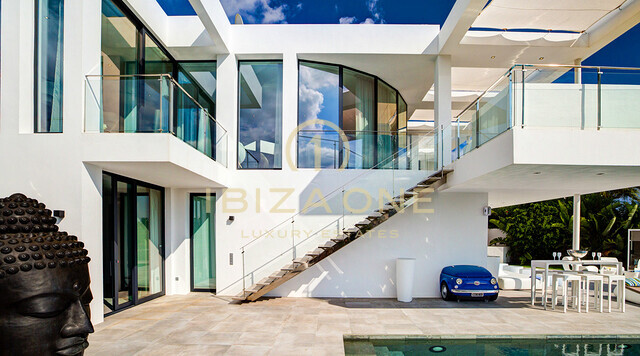 Villa de lujo moderna a estrenar en Vista Alegre / Es Cubells con excelentes vistas al mar en alquiler, Ibiza - licencia de alquiler turístico